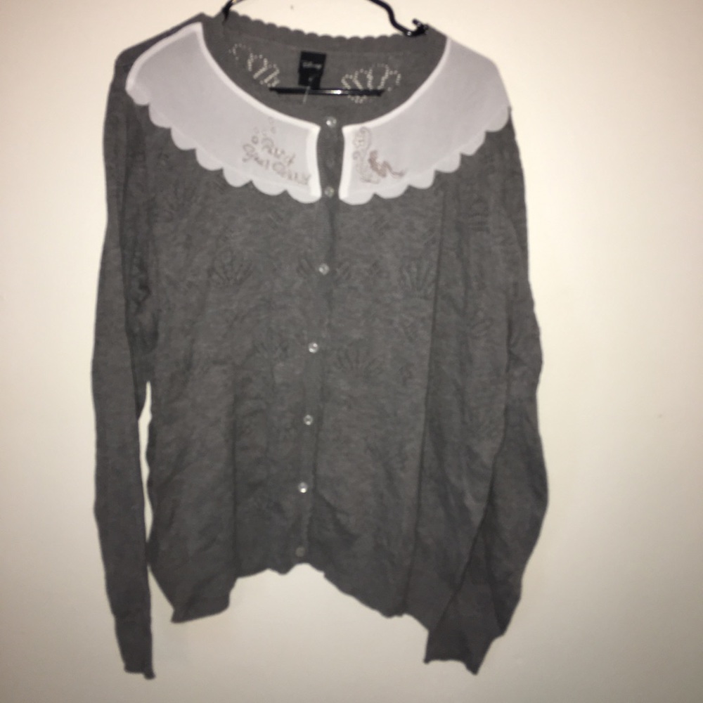 NWT Little Mermaid Cardigan